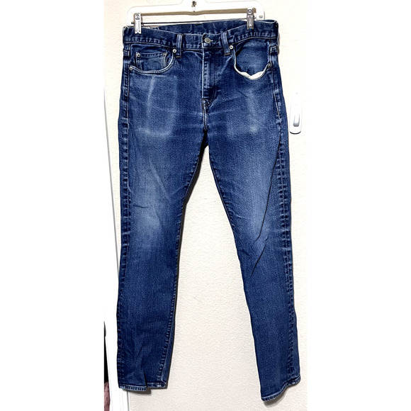 J CREW 484 Men’s Jeans sz 32x32 premium denim straight leg classic preppy Slim - Picture 1 of 8